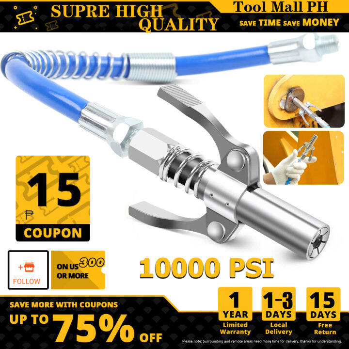 Grease Gun Coupler HeavyDuty original locking grease coupler Quick