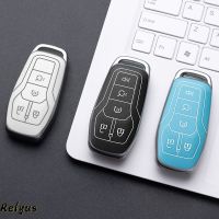 Fashion TPU Car Smart Key Case Cover For Ford Fusion Mondeo Mustang F-150 Explorer Edge 2015-2018 Keychain Protector Shell