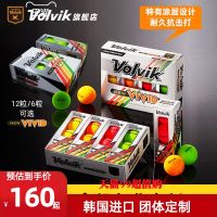 Volvik Warwick ของแท้นำเข้าลูกกอล์ฟสดใสสามชั้น12แคปซูล/6แคปซูลอุปกรณ์กล่องของขวัญกอล์ฟ