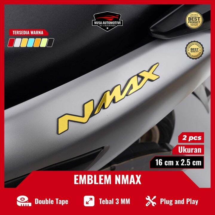 Pcs Emblem Nmax D Logo Nmax Jepang Emblem Motor Stiker Motor Nmax Aksesoris Nmax Lazada