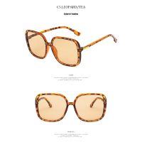 Square Big Sunglasses Women Shape Retro Woman Sun Glasses Lady Shades Clear Eyewear Fashion Gothic Female