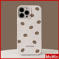 Mowin - เข้ากันได้สำหรับ เคสไอโฟน เคสไอโฟน11 เคส iphone 11เป็นมิตรกับสิ่งแวดล้อม Degradable Case Soft กันกระแทกป้องกัน Minimalist Coffee Bean เข้ากันได้กับ iPhone 13 Pro max 12 Pro Max 11 xr xs max 7 8Plus