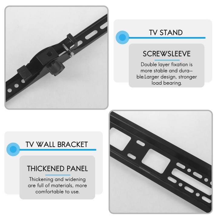 universal-lcd-led-tv-wall-bounted-brackets-30kg-steel-400x400mm-15-tilt-wall-mount-for-32-46-42-50-55-inch-monitor