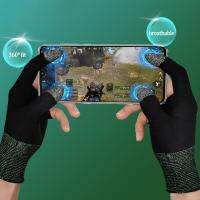 Hot Selling Two-Finger Gaming Finger Sleeves Mobile Game S Sweat-Proof Touch Screen Finger Cots Seamless For Mobile Game Controllers