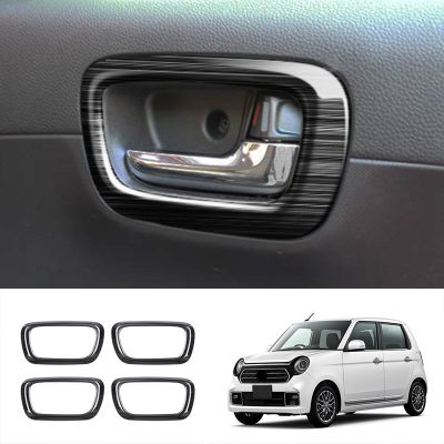 Car Interior Stainless Steel Door Handle Frame Cover Trim Accessories for Honda N-ONE NONE JG3 JG4 2021 2022