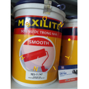 Sơn tường MAXILITE SMOOTH INTERIOR sơn nước nội thất màu trắng, hồng, xanh