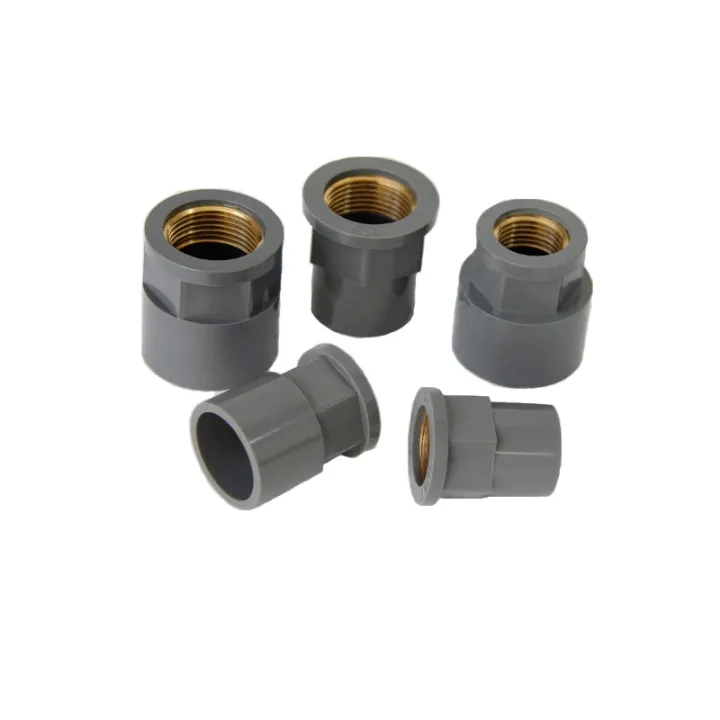 pvc-pipe-connector-metric-202532mm-solvent-weld-socket-to-1-2-3-4-1-brass-female-bsp-thread-pipe-fitting-joint-adapter