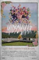 Midsommar ภาพยนตร์สยองขวัญฟิล์มพิมพ์โปสเตอร์ผ้าไหมสำหรับของตกแต่งผนังบ้านของคุณ0801