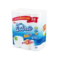 [ส่งฟรี!!!] เอโร่ กระดาษชำระยาว 38 เมตร (24 ม้วน)ARO TOILET TISSUE 38M. 24X1