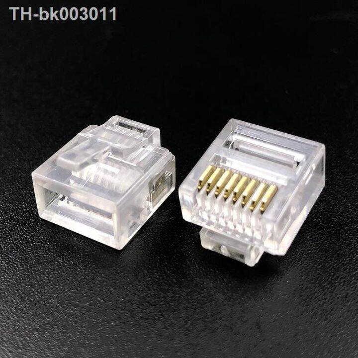 ☂ Cat5e Flat Cable Network Connector 8P8C RJ45 Modular