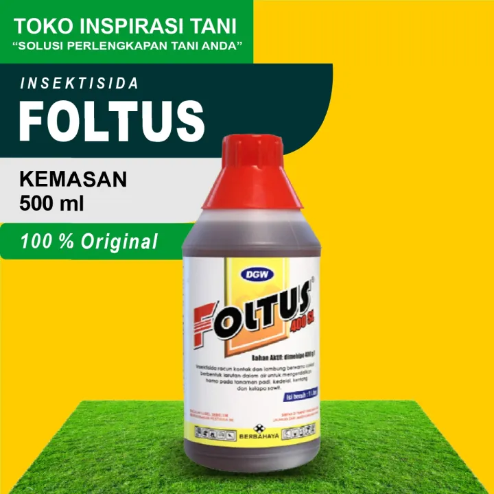 Foltus 400 SL Insektisida Sistemik Pembasmi Hama Ulat 500 Ml ...