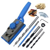 ihoↂ  Woodworking Doweling Jig 6/8/10/12mm Hole Straight Inclined Puncher Guide Carpentry Tools