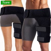 tdfj 1 Groin Hip Brace Sciatica Support Wrap Hamstring Compression Sleeve for Pulled Quadriceps Thigh Muscle Flexor Strain