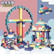 Bộ xếp hình lego 520 chi tiết - Đồ chơi lắp ghép phát triển trẻ toàn diện