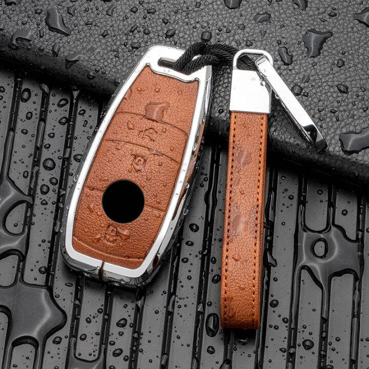 alloy-leather-key-case-for-mercedes-benz-class-c-a-e-s-g-220-amg-eqa-eqb-eqc-gla-glb-glc-cle-cla-w205-car-key-cover-keychains