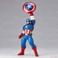 (เหลือ1ชิ้น 4537807013460 revoltech-Amazing Yamaguchi No.007 [Captain America