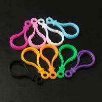 50/100pcs Colorful Plastic Lamp Shape Buckle Snap Hook Lobster Clasp for Handmade Jewelry Making Needlework Keychain Wholesale DIY accessories and oth