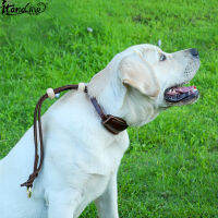 High quality cowhide collars Soft cowhide collars are suitable for medium and large dog accessories for dog families