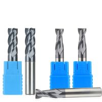 【DT】hot！ Cnc Carbide End Mill Tungsten Cutter Milling Machine Tools 2/4 Flute Face 1-12mm Shank quality HRC55 HRC58