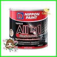 สีน้ำมัน NIPPON PAINT VINILEX ALL IN 1 FLAT #F914 สีดำ ด้าน 1 แกลลอน (3.8 ลิตร)ENAMEL NIPPON PAINT VINILEX ALL IN 1 FLAT #F914 BLACK MATT 1GAL **พลาดไม่ได้แล้วจ้ะแม่**