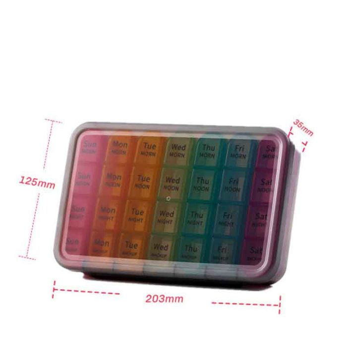 28-slots-storage-box-portable-weekly-medication-pillbox-7-days-4-times-a-day-pill-container-independent-pill-case-holder