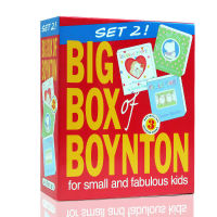 Original English genuine picture book big box of Boynton set 2 barnyard Sandra Boynton story box 1 paperboard Book 3 childrens Enlightenment picture story books