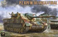 BT-026ชายแดนขนาด1/35 Pz.kpfw.iv L/70(A) ภาพวาดสุดท้ายชุดอาคารชุดประกอบโมเดล