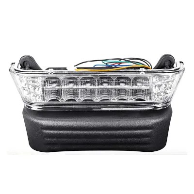 12V Deluxe LED Golf Cart Head Light with Bumper for Club Car Precedent 2004-UP Electric Part 102524801