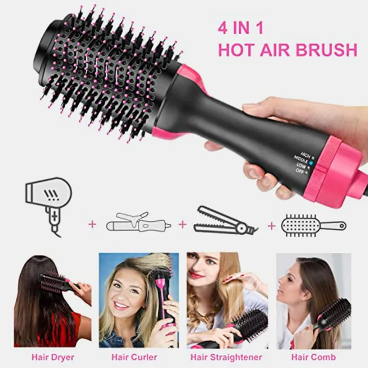 4 in 1 Air Hair Dryer Brush One Step Hair Blow Dryer Comb Volumizer Hair Fluffy Curler Straightener | Lazada Singapore 4 in 1 Air Hair Dryer Brush One Step Hair Blow Dryer Comb Volumizer Hair Fluffy Curler Straightener | Lazada Singapore