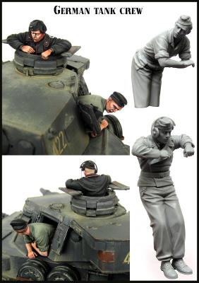 1/35 model kit resin kit TANK CREW 451