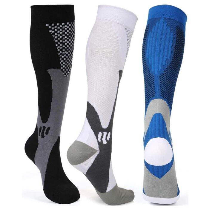 leg-support-stretch-compression-socks-fit-for-sports-knee-prevent-men-women-varicose-veins-socks-long-socks-stockings