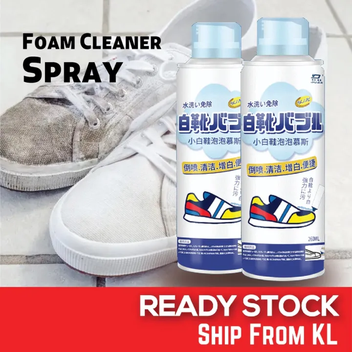 Sneaker Shoes Foam Cleaner Kasut Putih Dry Wash Spray Shoe Foam Cleaner ...