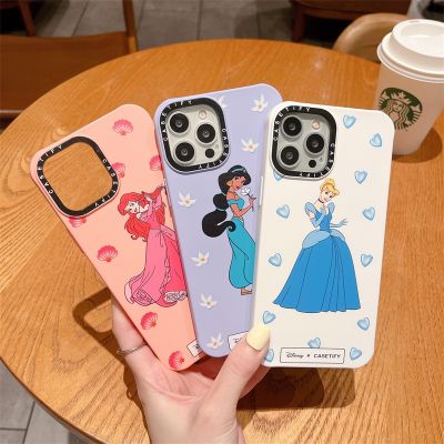 Casetify 【เจ้าหญิงดิสนีย์】เคสโทรศัพท์มือถือ ซิลิโคนนิ่ม TPU กันกระแทก ลายเจ้าหญิง คุณภาพสูง สําหรับ iPhone 13 Pro MAX 12 11 Pro MAX XR X XS MAX 7 8 Plus