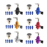 ♛♗✱ Universal Adjustable Fuel Pressure Regulator with Gauge Replace 200-800Kpa Automotive Accessories