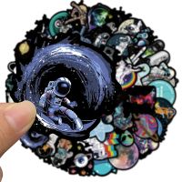 50pcs Graffiti Astronaut Stickers Outer Space Vinyl Decals for Laptop Car Bike Skateboard Phone Case Sticker for Kids Toy