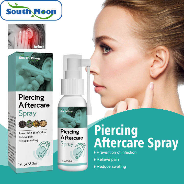 South Moon Piercing Aftercare Spray Effective Earring Hole Cleaning