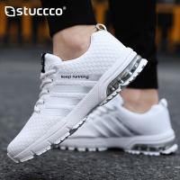 2023 New In Men Shoes Casual White Sneakers Air Mesh Summer Breathable Hard-Wearing Slip-On Athletic Tenis Shoes Men Big Size