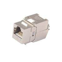 แฟลชขายอะแดปเตอร์เครือข่าย RJ45 Keystone แจ็คโมดูล360องศา CAT6 RJ45ซ็อกเก็ต