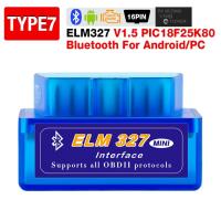 ICAR2 PK IOS Android เครื่องมือสแกน Car OBD2 327 ELM Reader Code Wifi BT Chip PIC18F25K80 V1.5 ELM327 10ชิ้น/ล็อต