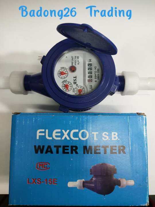 WATER METER FLEXCO (LXS-15E) PVC | Lazada PH