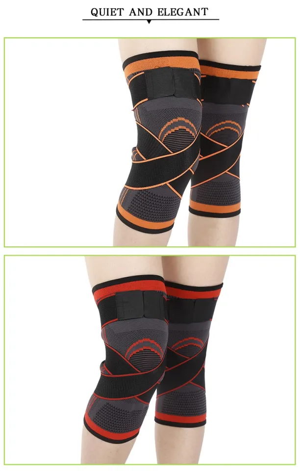 1 Piece Of Sports Men's Compression Knee Brace Elastic Support Pads Knee  Pads Fitness Equipment Volleyball Basketball Cycling