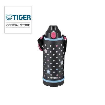 Tiger thermos Water bottle Sahara Stainless bottle Antibacterial processing  800ml [Slant handle] Lightweight Drink directly MCZ-S080CZ 