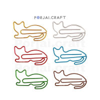 คลิปหนีบกระดาษแมว Cat paper clip 43mm