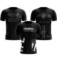 2023 Customized Fashion Outdoor sports T-shirt TERENGGANU FC TFC Traung Nelang WE BLEED black and white，Contact the seller for personalized customization