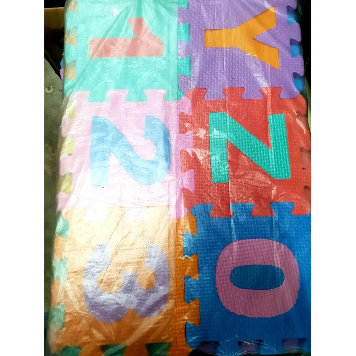 FOAM PUZZLE MATT for kids 5x5 6x6 36pcs Lazada PH