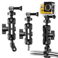 Newest Metal Motorcycle Bicycle Camera Holder Handlebar Mirror Mount Bike Bracket For Gopro 11 Phone Action Camera Accessories