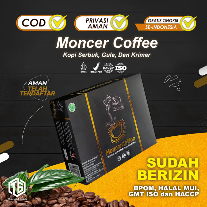 Moncer Coffee Original Kopi Moncer Sudah Bpom Halal Mui Lazada Indonesia 4289