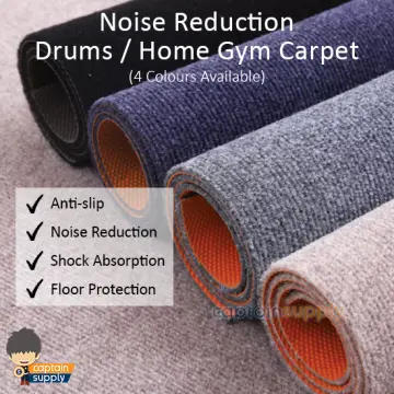 Drum Mat, Sound Absorbent Drum Rug, Drum Carpet Non-Slip Pads, Soundproof  Blanket, Electronic Drum Carpet, Non Slip Rugs and Shock Absorption Mat for