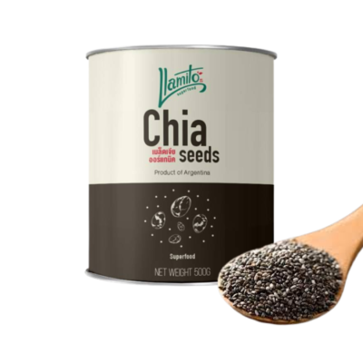 ☘️🔥Chia seed Organic  (เมล็ด
เชีย) คัดเกรดคุณภาพ ตรา llamito ขนาด 500 กรัม chiaseed chiaseeds #chia #อาหารสุขภาพ #cleanfood #เมล็ดเจีย  #เมล็ดเชีย