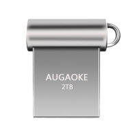 สำหรับ Augoke 1TB/2TB USB แฟลชไดร์ฟปลั๊กแอนด์เพลย์ขนาดเล็กเพลงไม่สูญเสียข้อมูล USB USB ความเร็วสูง3.0อุปกรณ์เก็บข้อมูลสำหรับรถยนต์